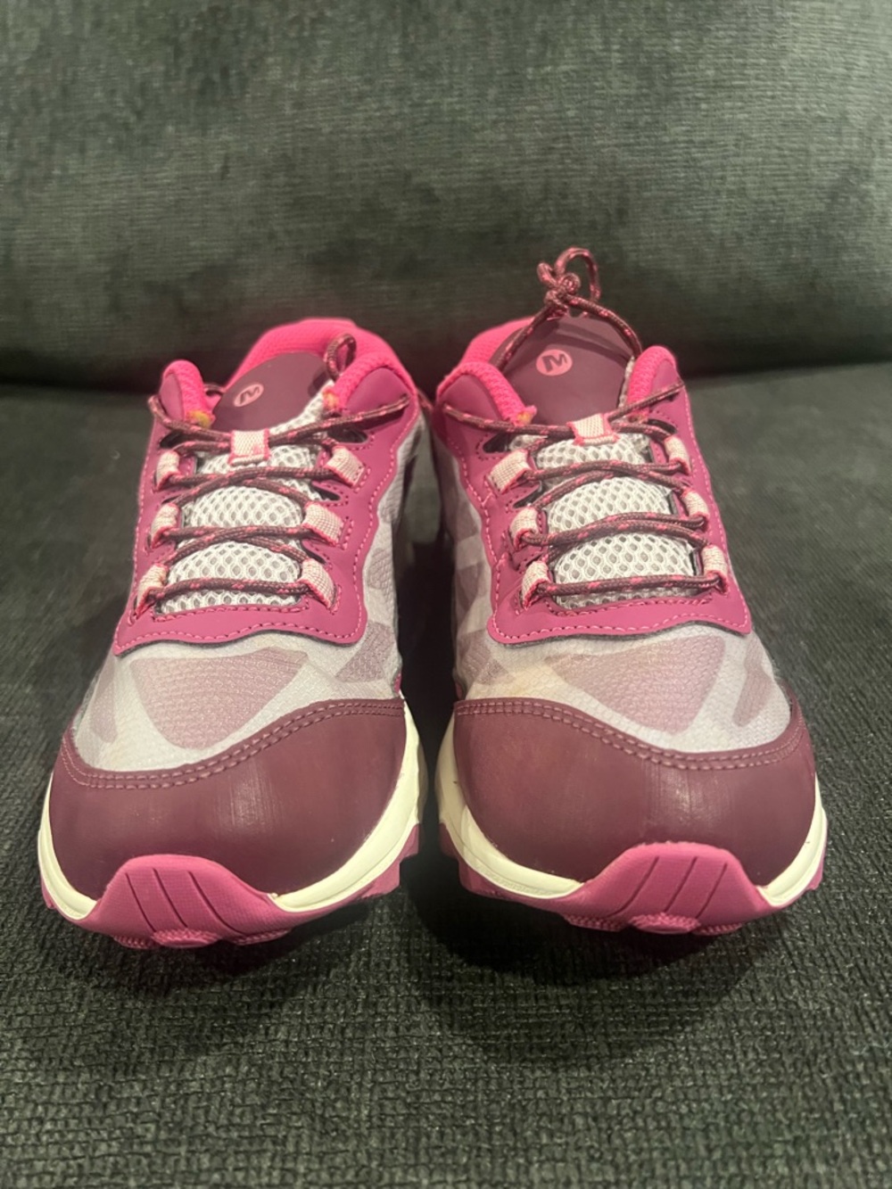 Merrell Women's Two-Tone Pink and Burgundy Trail Sneakers